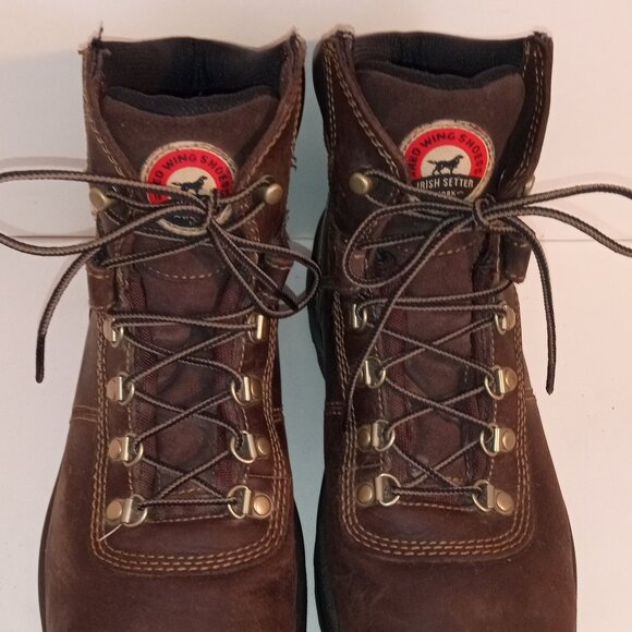 Red Wing IRISH SETTER Style 83608 Ely Men's Sz 9D 6-inch Leather Safety Toe Boot - Picture 4 of 16